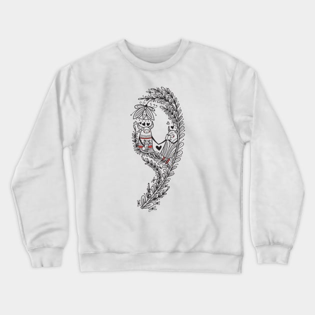 Nine  (Buu&Luu Alphabet) Crewneck Sweatshirt by yuliia_bahniuk